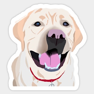 Yellow Lab - Labrador Retriever Sticker